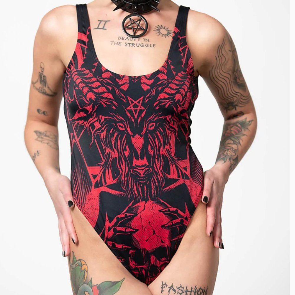 Killstar Beach Beast One Piece Swimsuit XXL NWT